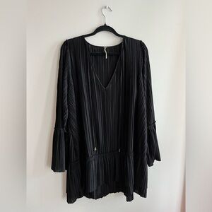 Free People Longsleeve Pleated Mini Dress